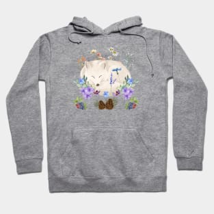 Sleeping Arctic Fox Hoodie